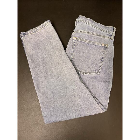 Everlane Jeans Womens 31 Original Cheeky Crop Light Wash Denim High Rise - Picture 1 of 6